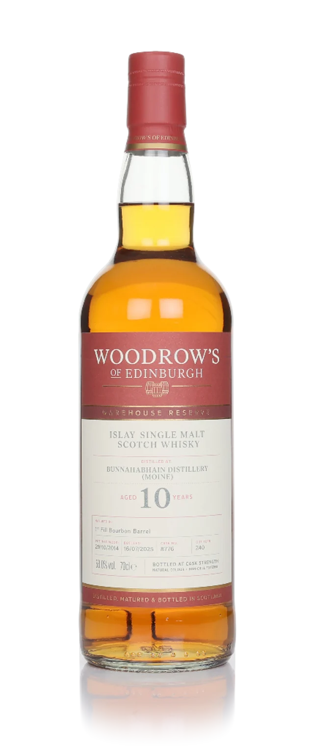 Bunnahabhain Moine 10 Year Old 2014 - Woodrow's of Edinburgh Single Malt Scotch Whisky | 700ML