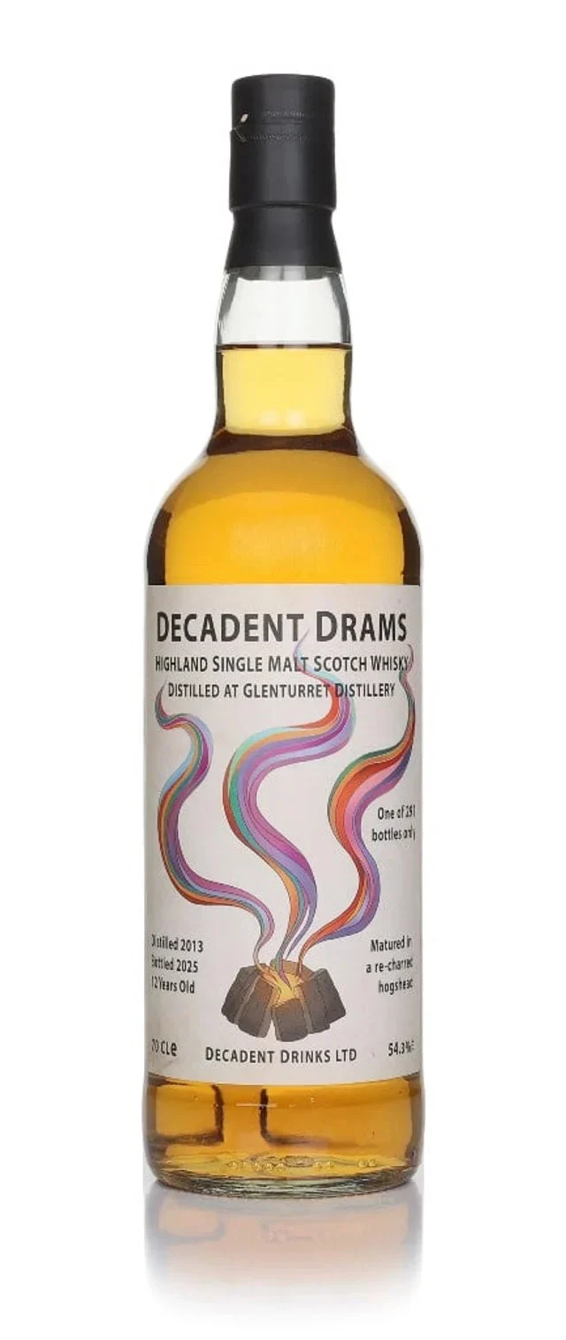 Glenturret 12 Year Old 2013 - Decadent Drams (Decadent Drinks) Single Malt Scotch Whisky | 700ML