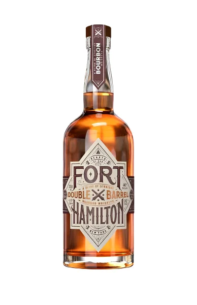 Fort Hamilton Double Barrel Bourbon Whiskey | 1L
