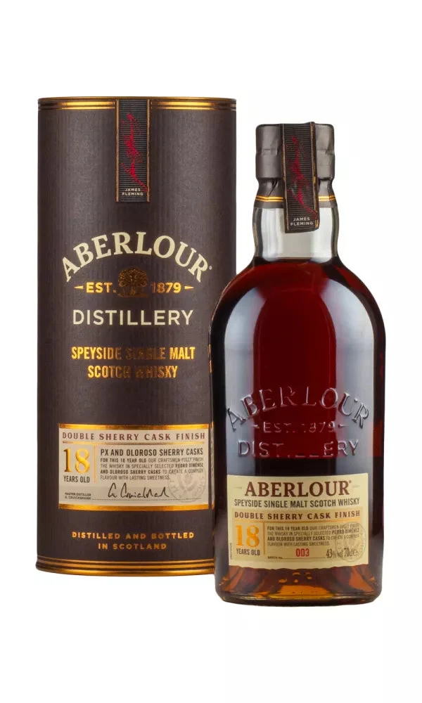 Aberlour 18 Year Old Double Sherry Cask Batch 3 Single Malt Scotch Whisky | 700ML - Whiskey