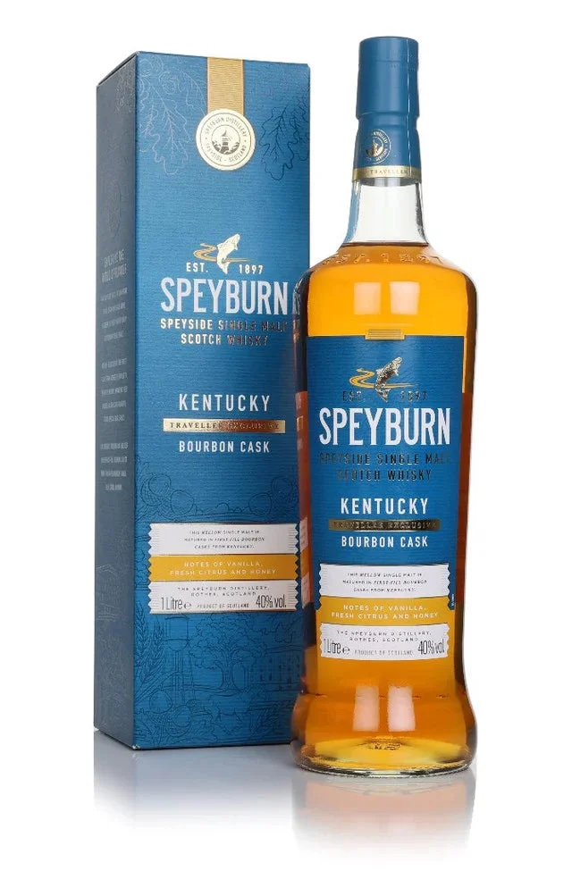 Speyburn Kentucky Bourbon Cask Single Malt Scotch Whisky | 1L - Whiskey