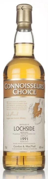 Lochside 1991 Bottled 2010 Connoisseurs Choice Gordon & MacPhail Single Malt Scotch Whisky | 700ML - Whiskey