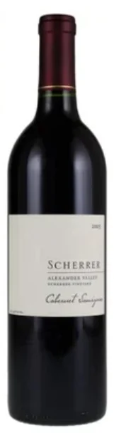 2006 | Scherrer Winery | Scherrer Vineyard Cabernet Sauvignon
