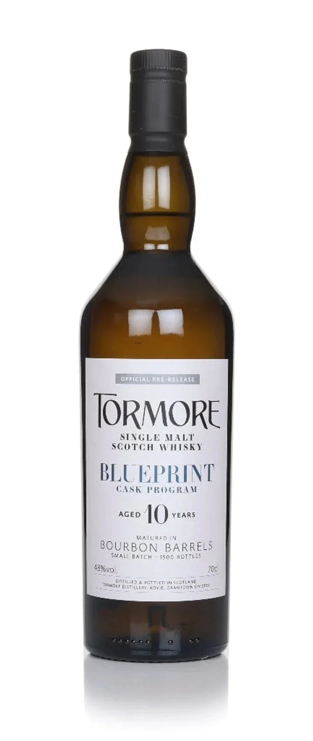 Tormore Blueprint 10 Year Old Bourbon Barrel Single Malt Scotch Whisky | 700ML - Whiskey