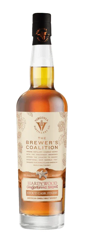 Virginia Distillery Co. Brewer's Coalition Hardywood Gingerbread Stout Cask Single Malt Whisky | 700ML - Whiskey