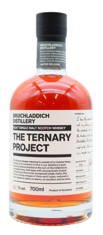 Bruichladdich The Ternary Project Islay Single Malt Scotch Whisky | 700ML - Whiskey