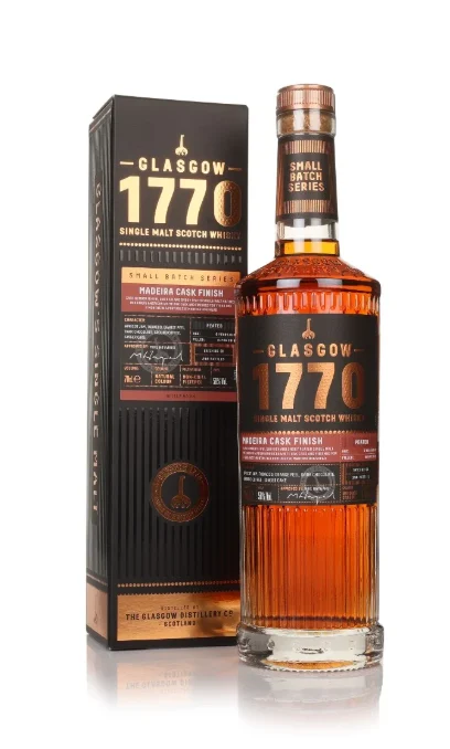 Glasgow 1770 Madeira Cask Finish Peated Single Malt Scotch Whisky | 700ML - Whiskey