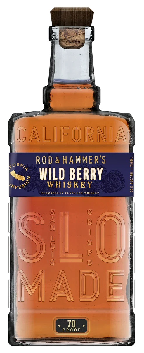 Rod & Hammers Whisky Wild Berry Flavored California Whiskey
