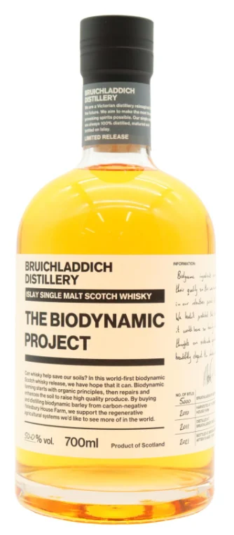 Bruichladdich The Biodynamic Project 10 Year Old · 2011 Vintage Islay Single Malt Scotch Whisky | 700ML - Whiskey