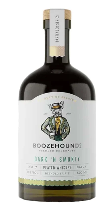 Boozehounds Dark'n Smokey Peated Whiskey | 500ML