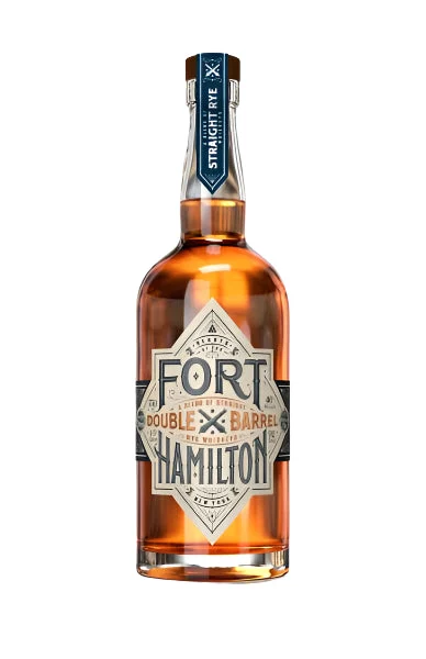 Fort Hamilton Double Barrel Straight Rye Whiskey | 1L