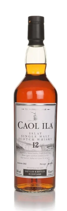Caol Ila 12 Year Old Manager's Dram 2021 Single Malt Scotch Whisky | 700ML - Whiskey