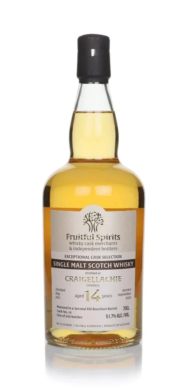 Craigellachie 14 Year Old 2011 Cask #14 - Fruitful Spirits Single Malt Scotch Whisky | 700ML