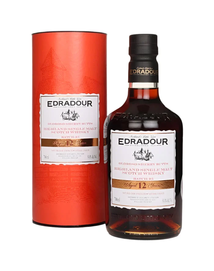 Edradour 12 Year Old 2012 Sherry Cask Strength Batch #6 Single Malt Scotch Whisky | 700ML - Whiskey
