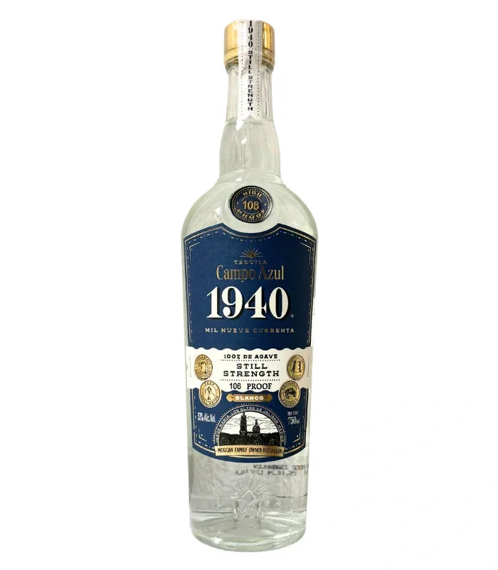 Campo Azul 1940 Still Strength Blanco Tequila