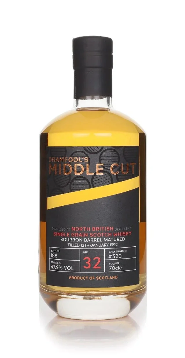 North British 32 Year Old 1992 - Middle Cut (Dramfool) Single Grain Scotch Whisky | 700ML