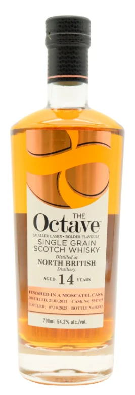 North British The Octave - Single Moscatel Cask #5947915 14 Year Old · 2011 Vintage Single Grain Scotch Whisky | 700ML