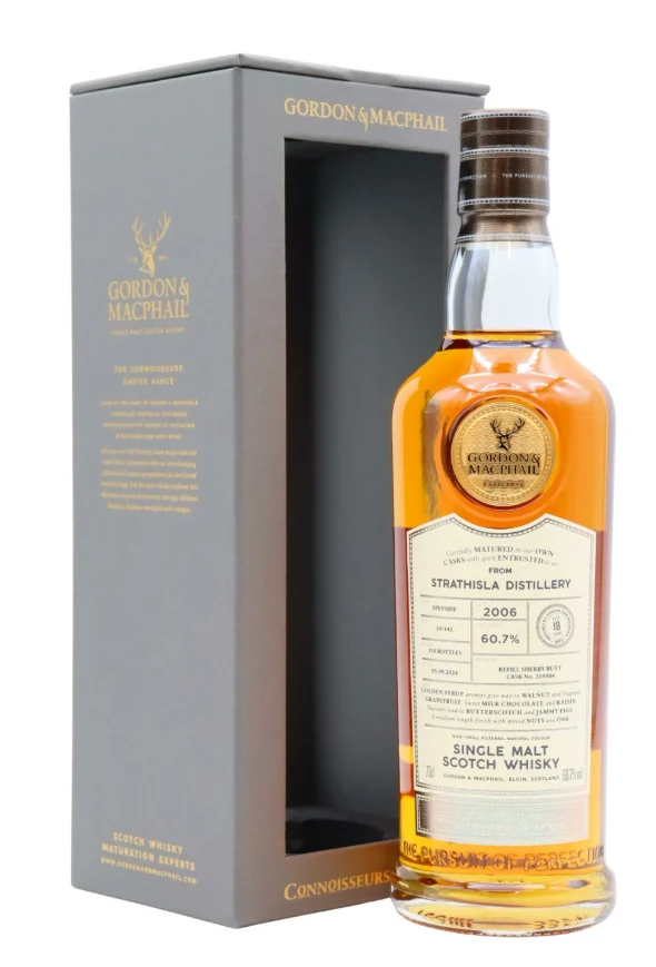 Strathisla Connoisseurs Choice Single Cask #219484 Whisky 18 Year Old 2006 Vintage Single Malt Scotch Whisky | 700ML - Whiskey