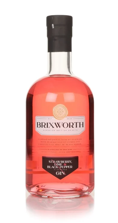 Brixworth Strawberry - Lime & Black Pepper Gin | 700ML