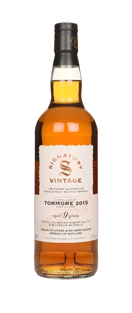 Tormore 9 Year Old 2015 - 100 Proof Edition #45 (Signatory) Single Malt Scotch Whisky | 700ML