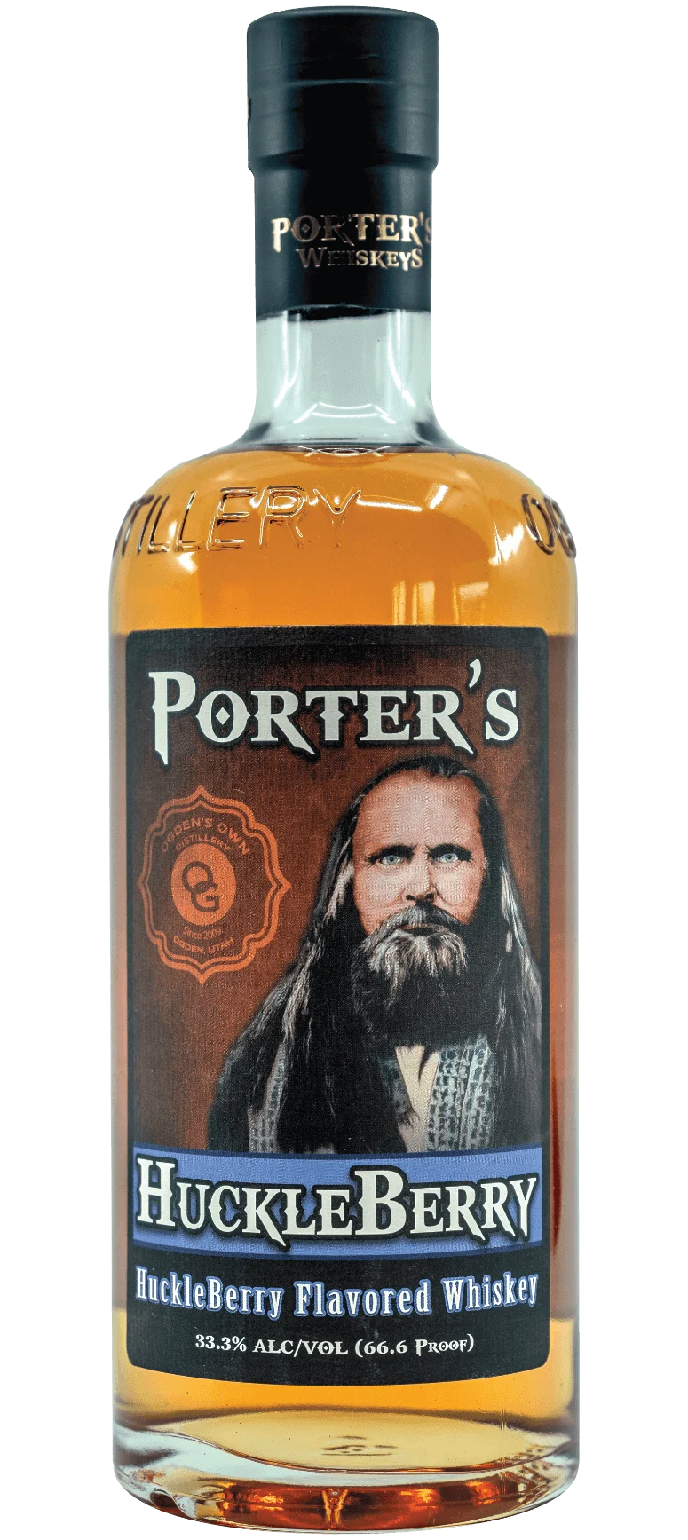 Ogden's Own Distillery Porter’s Huckleberry Whiskey