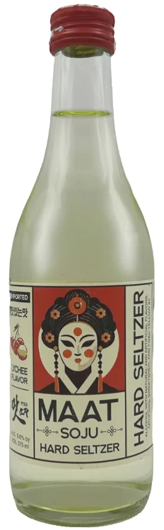 Maat Hard Seltzer Lychee Flavor Soju | 375ML