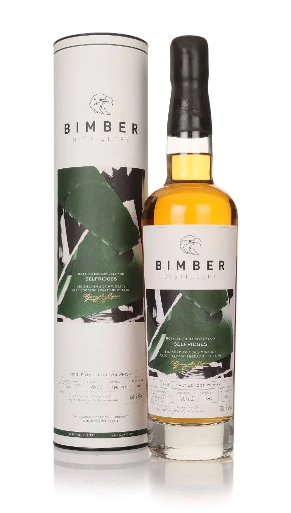 Bimber Single Palo Cortado Cask Finish Selfridges Single Malt Whisky | 700ML - Whiskey