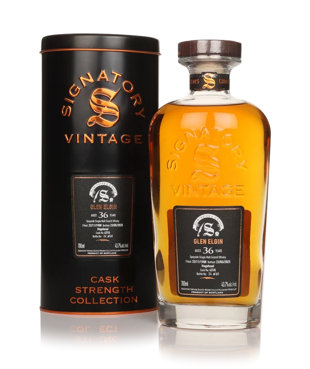 Glen Elgin 36 Year Old 1988 Cask #4318 - Cask Strength Collection (Signatory) Single Malt Scotch Whisky | 700ML