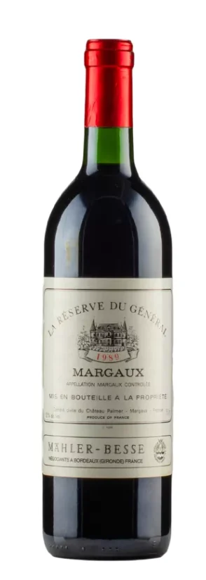 1989 | Château Palmer | La Reserve du General - Wine