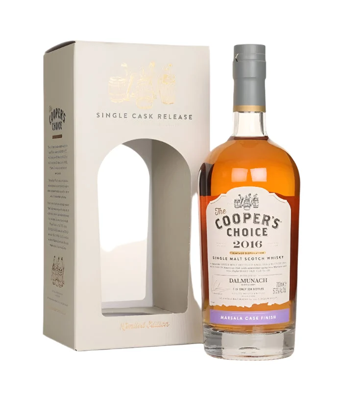 Dalmunach 8 Year Old 2016 Cask #283 - The Cooper's Choice (The Vintage Malt Whisky Co.) Single Malt Scotch Whisky | 700ML