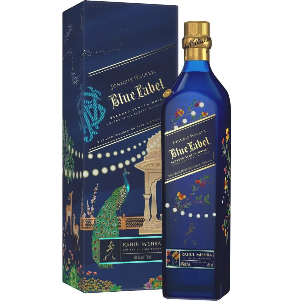 Johnnie Walker Blue Label x Diwali Limited Edition Blended Scotch Whisky - Whiskey