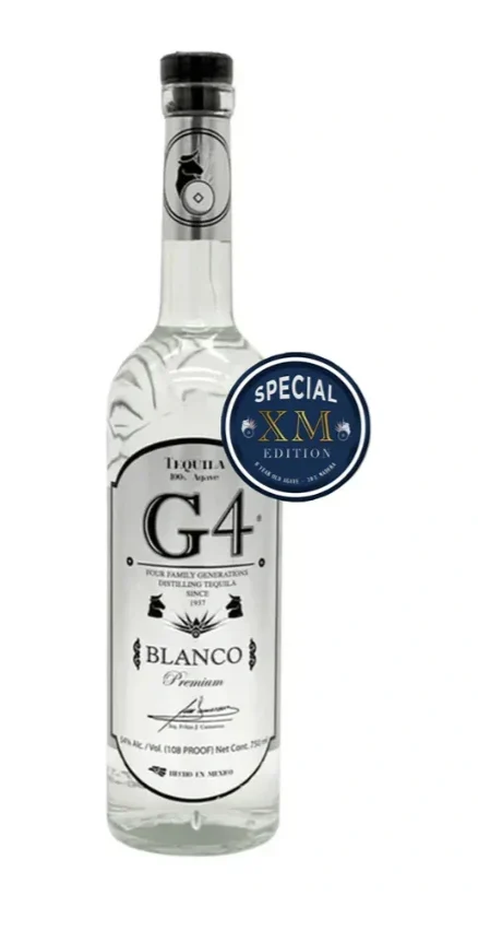 G4 Blanco High Proof XM Edition Tequila