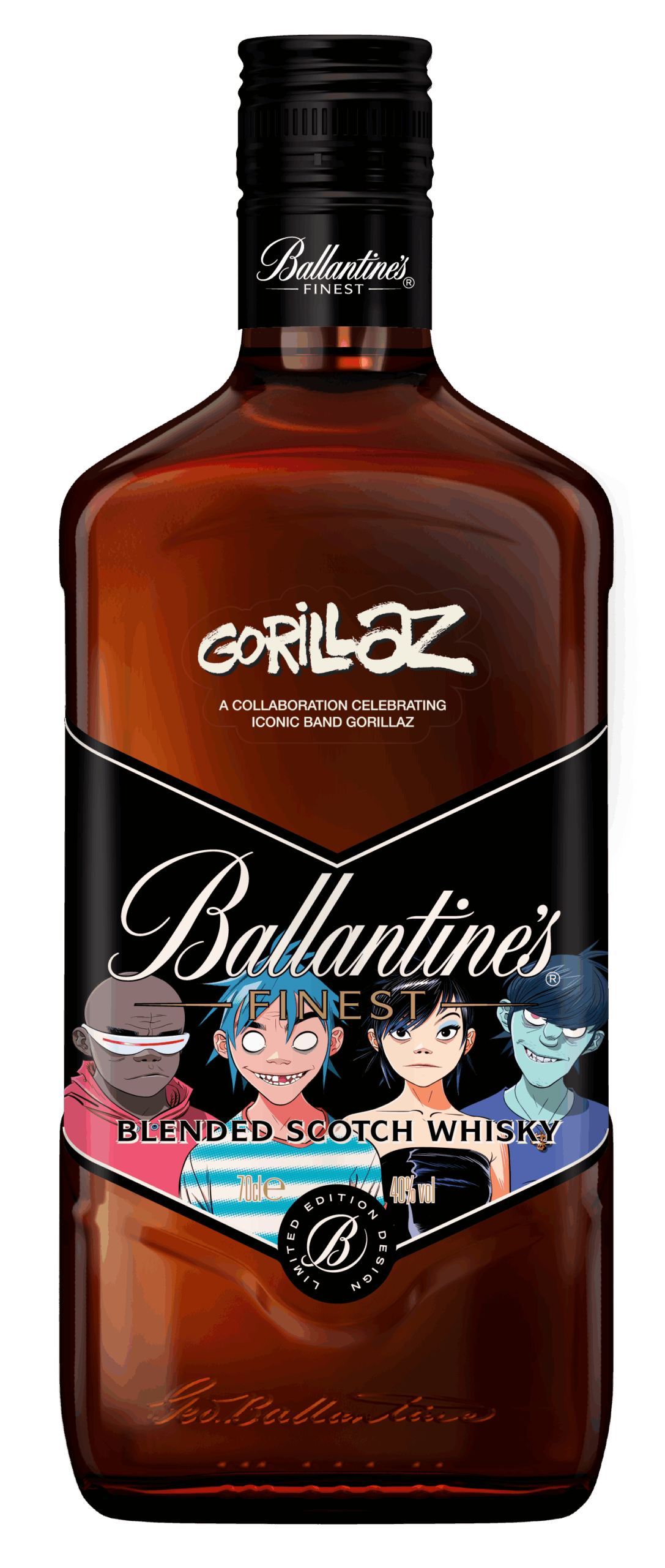 Ballantines Finest x Gorillaz | Blended Scotch Whisky | 700ML - Whiskey