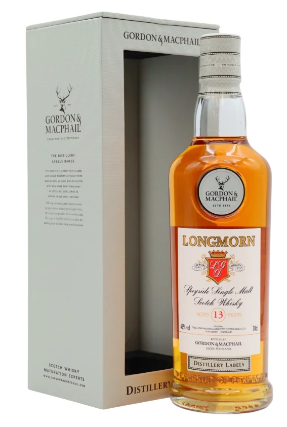 Longmorn Gordon & MacPhail Distillery Labels 13 Year Old Single Malt Scotch Whisky | 700ML - Whiskey
