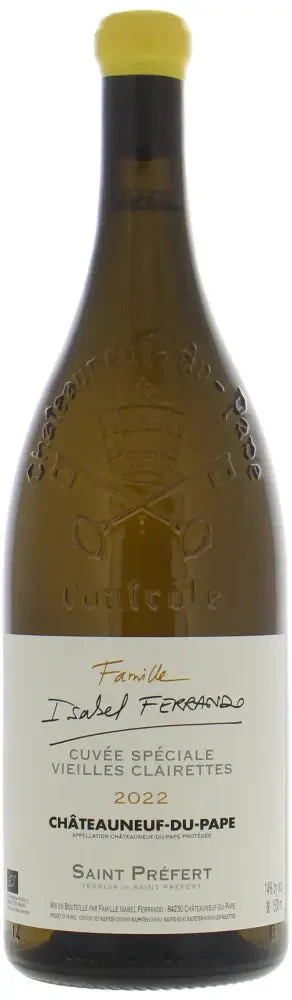 2022 | Domaine Saint Préfert | Famille Isabel Ferrando Cuvee Speciale Vieilles Vignes Clairette (Magnum) - Wine
