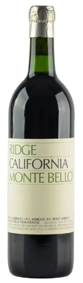 1996 | Ridge Vineyards | Monte Bello - Wine