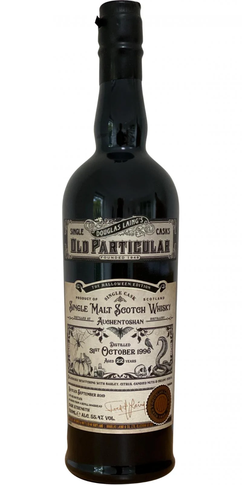 Auchentoshan | 1996 22 Year Old Particular | Single Malt Scotch Whiskey | 2019 Halloween Edition
