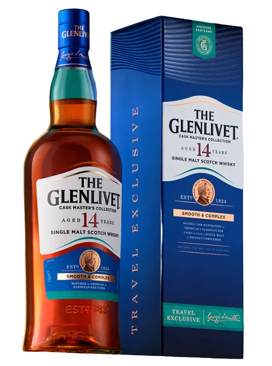 The Glenlivet Cask Masters Collection | 14 Year Old | Smooth & Complex Scotch Whisky | 700ML - Whiskey