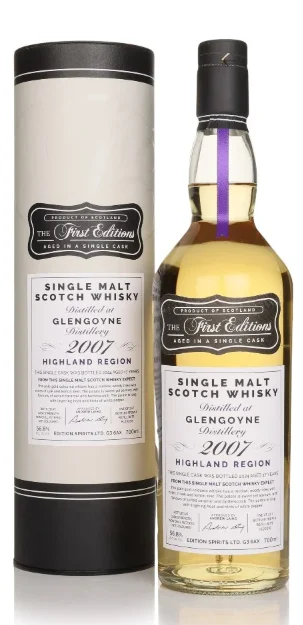 Glengoyne 17 Year Old 2007 Cask #20293 The First Editions Hunter Laing Single Malt Scotch Whisky | 700ML - Whiskey