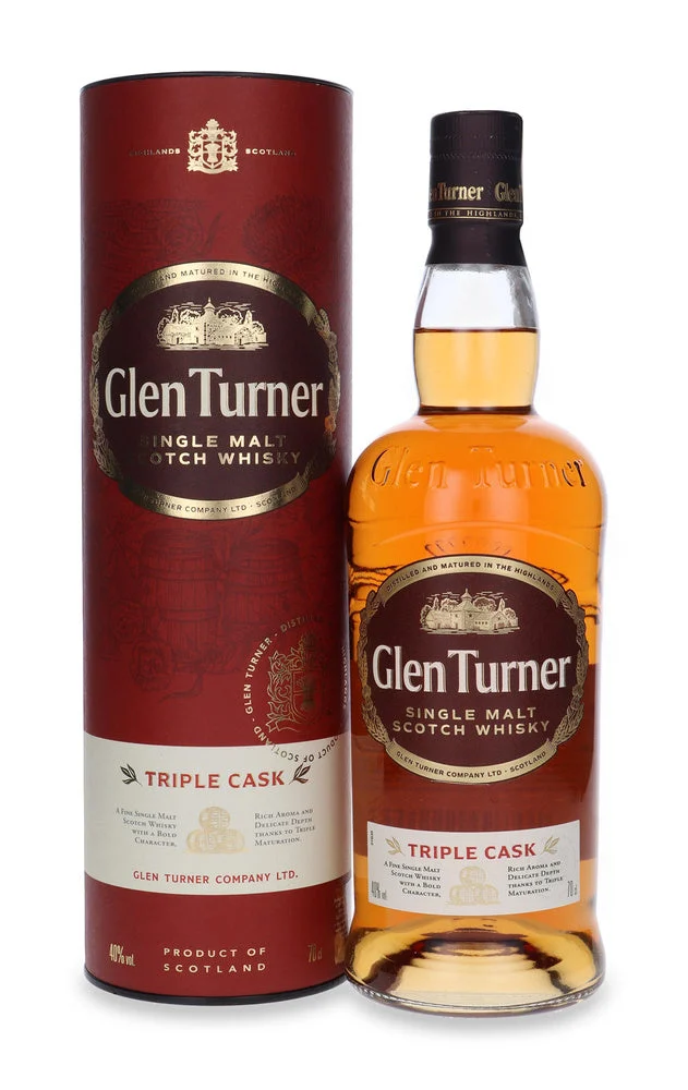 Glen Turner Triple Cask Single Malt Scotch Whisky | 700ML - Whiskey