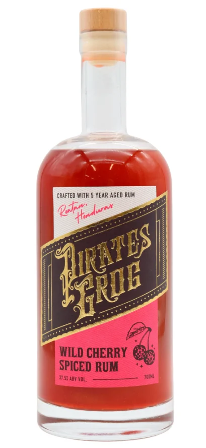 Pirate's Grog Wild Cherry Spiced Rum | 700ML