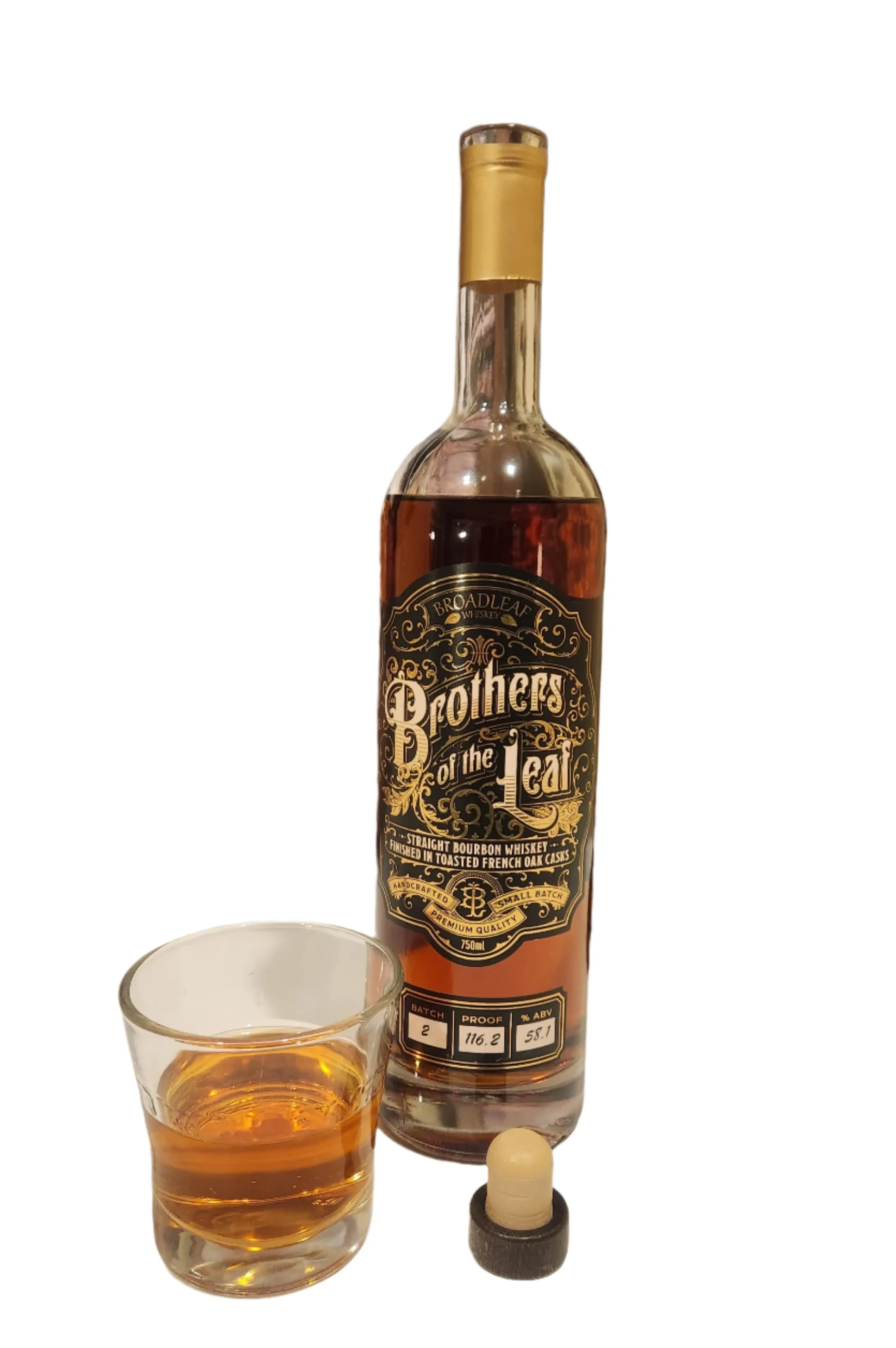 Brothers of the Leaf | Batch #2 | Finished in Toasted French Oak Bourbon Whiskey