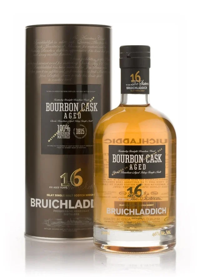 Bruichladdich 16 Year Old - Bourbon Cask Single Malt Scotch Whisky | 700ML
