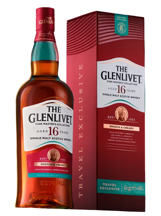 The Glenlivet Cask Masters Collection | 16 Year Old | Smooth & Creamy Scotch Whisky | 700ML - Whiskey