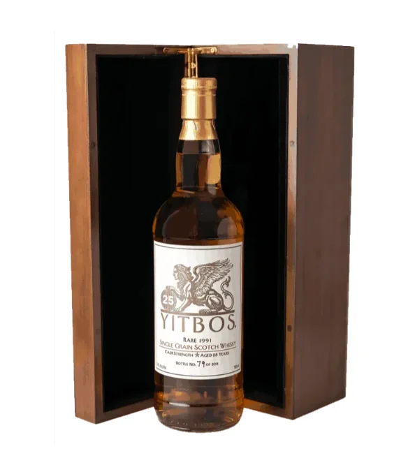 Yitbos 25 Year Old Rare 1991 Single Grain Scotch Whisky - Whiskey