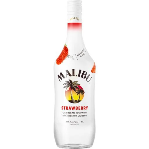 Malibu Strawberry Rum | 1L