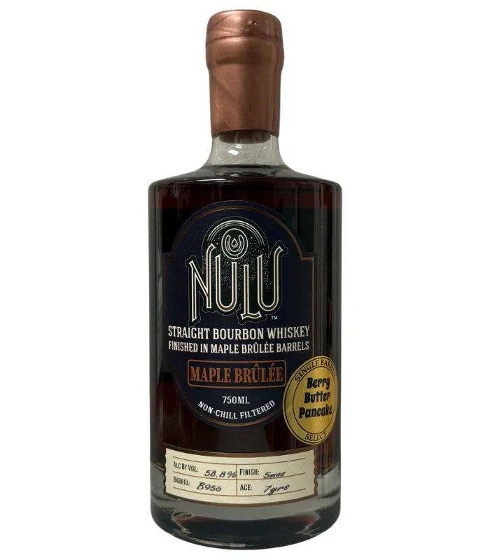 Nulu Single Barrel Maple Brulee 'Berry Butter Pancake' Straight Bourbon Whiskey
