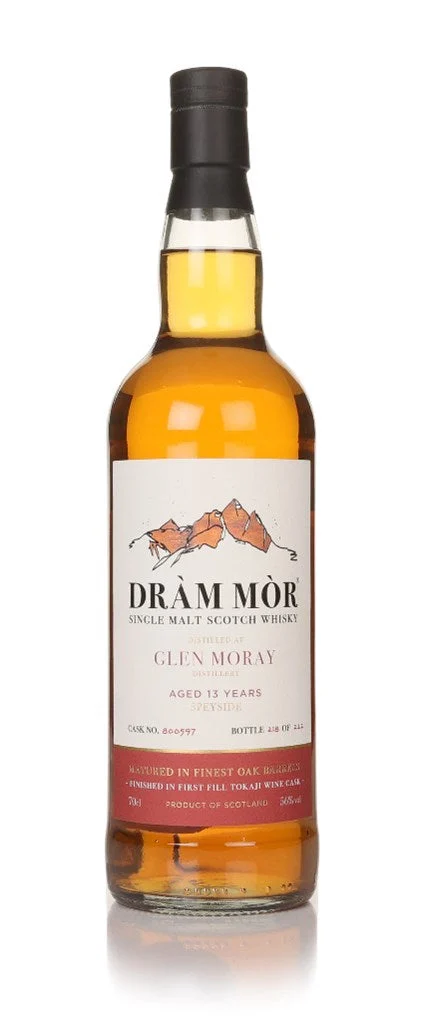 Glen Moray 13 Year Old 2010 Cask #800597 Dram Mor Single Malt Scotch Whisky | 700ML - Whiskey