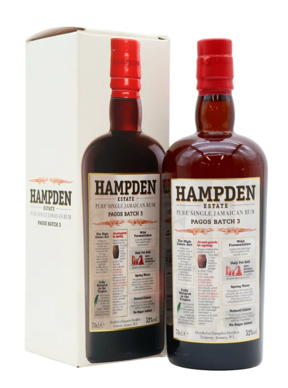 Hampden Estate Pagos Batch 3 Pure Single Jamaican Rum | 700ML