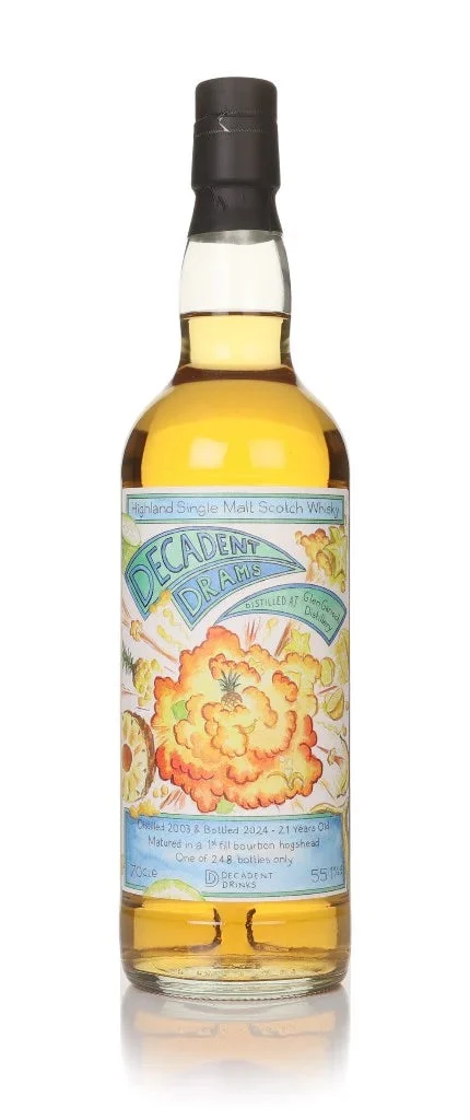 Glen Garioch 21 Year Old 2003 Decadent Drams (Decadent Drinks) Single Malt Scotch Whisky | 700ML - Whiskey